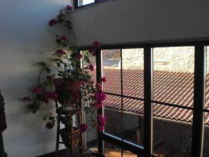 A balcony or terrace at Hotel Rural Valle del Tuejar