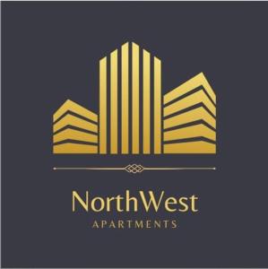 a logo for north west apartments with buildings at NorthWest Apartments in Hamburg