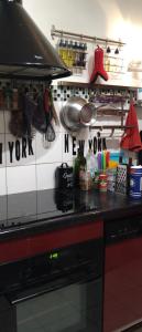 a kitchen counter with a new year sign on the wall at IL & DG Immobilier in Saint-Denis