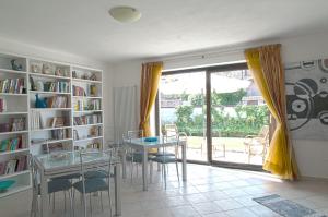 Knihovna v bed and breakfast