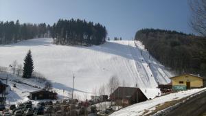 Pension & restaurace Zelený Mlýn Žacléř v zimě