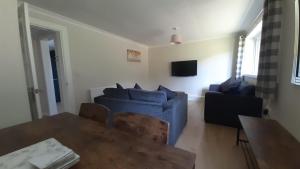 Televisyen dan/atau pusat hiburan di Carvetii - Clark House - Spacious ground floor flat +5 gambar
