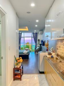 Kuchyň nebo kuchyňský kout v ubytování Chang HomeStay Phan Thiết Villa SeaLink&Ocean Vista------------------------------------------------------Căn Hộ Sát Biển-------------Long-Term Rental----------Monthly Rental-------------------------------------------------------GGle CHANG HOMESTAY Mui Ne