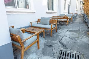 Posezení v ubytování First Hostel Bucur 21