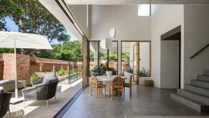 Posezení v ubytování Villa Alcorn