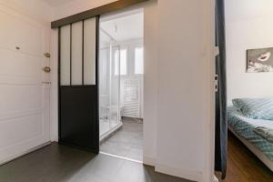 Postel nebo postele na pokoji v ubytování Coup de foudre garantie