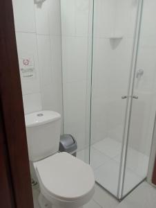 Een badkamer bij Hostal Kumbaya