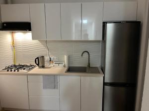 Kuchyň nebo kuchyňský kout v ubytování Grunwaldzki24 Apartments - FREE PARKING - OLD TOWN, CENTRUM