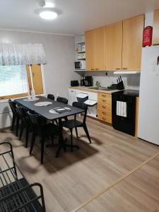 Kuchyň nebo kuchyňský kout v ubytování Hostel Tikka