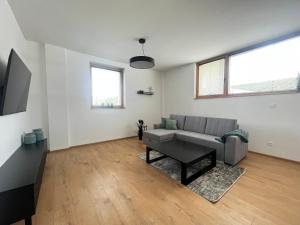 TV a/nebo společenská místnost v ubytování Apartmány Kamenec