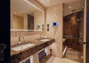 Koupelna v ubytování Hilton Belgrade