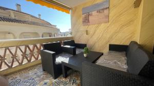 Część wypoczynkowa w obiekcie Apartamento Golf Beach