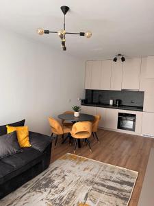 Η κουζίνα ή μικρή κουζίνα στο Oradea Prima Downtown Residence