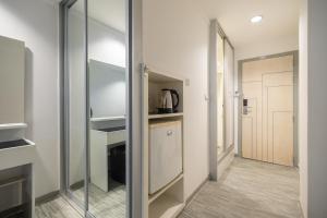 Η κουζίνα ή μικρή κουζίνα στο Pratunam City Inn