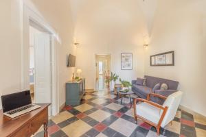 Posezení v ubytování La Storica, casa tipica.