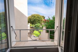 Uma varanda ou terraço em Hôtel & Restaurant Les Mouettes