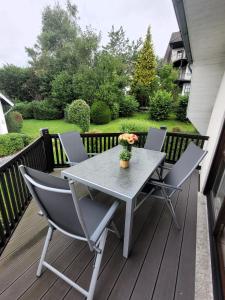 Balkón nebo terasa v ubytování Winterberg Appartement 21103