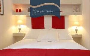 Letto o letti in una camera di Daplace - Arena House