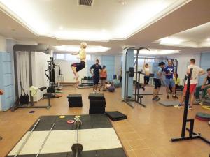 The fitness centre and/or fitness facilities at Acropol Beach Hotel