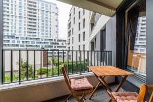 Balkón alebo terasa v ubytovaní Grand Apartments - Portova Luxury Apartments