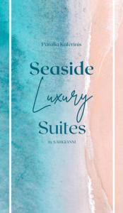 una cubierta de libro de una playa con una ola en Seaside Luxury Suites by Sarigianni, en Paralia Katerinis