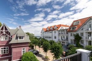 Budova, kde se aparthotel nachází