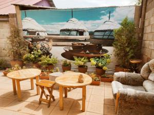 Гостиная зона в SilkRoad Guesthouse