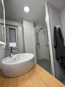 Kúpeľňa v ubytovaní Apartamento Arousa Mar