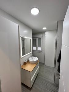 Kúpeľňa v ubytovaní Apartamento Arousa Mar