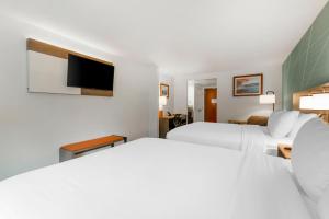 Postel nebo postele na pokoji v ubytování Comfort Inn & Suites Lake George