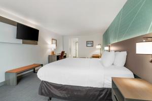 Postel nebo postele na pokoji v ubytování Comfort Inn & Suites Lake George