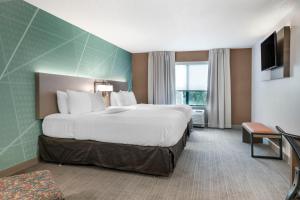 Postel nebo postele na pokoji v ubytování Comfort Inn & Suites Lake George