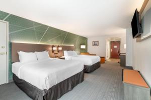 Postel nebo postele na pokoji v ubytování Comfort Inn & Suites Lake George