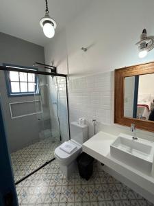 Kylpyhuone majoituspaikassa Casa da Tuta Pousada