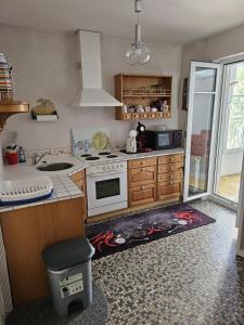 Kuchyň nebo kuchyňský kout v ubytování Gästehaus3land in Weil am Rhein