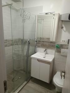 Koupelna v ubytování Lola