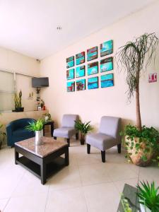Ruang duduk di Hotel San Miguel
