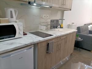 A kitchen or kitchenette at Central Bachelor