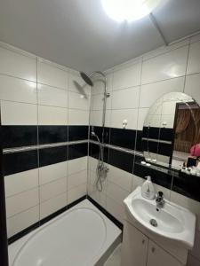 Phòng tắm tại Casa Alpin Videle