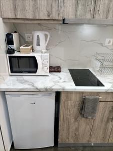 A kitchen or kitchenette at Central Bachelor