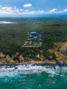 an aerial view of a resort next to the ocean at Hilton Yala Resort in Yala