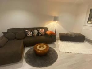 Posezení v ubytování Gemütliche Wohnung zum Wohlfühlen