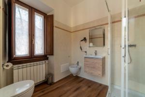 Koupelna v ubytování B&B Dimora Belvedere