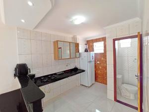 Phòng tắm tại Residencial Family House - CENTRO - Próximo à Praia