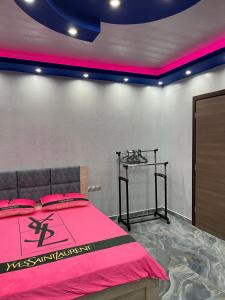 Postel nebo postele na pokoji v ubytování LUXURY STUDIO 1 FIRSTLINE SEA BY MAKHOME