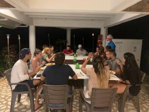 入住Casa de las Flores tropical的客人
