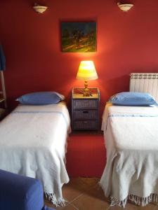 Postel nebo postele na pokoji v ubytování B&B Il Pioppo E La Fonte