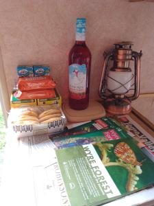 Nápoje v ubytování Retro caravan