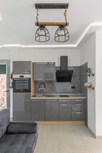 Kuchyň nebo kuchyňský kout v ubytování Mini Suite 35 qm