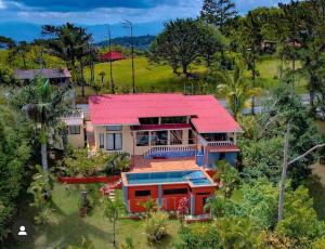 Hummingbird House Panama dari pandangan mata burung